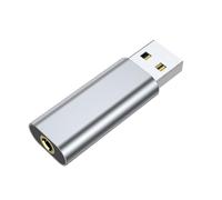 kesurpae Portable USB To 5mm Audio Adapter Sound Card External Solution For Secure Headphone Connection On Diverse Devices Portable External Sound Card Speaker PC Laptop