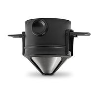 kesurpae Pour Over Stand Coffee Maker Steel Filter Reusable Tea Dripper Universal Strainer Tool Travel Camping Office Cafe