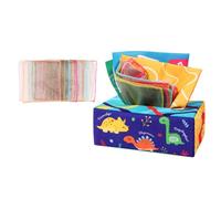kesurpae Pull Tissues Activities Fun Rub Sensory Toy Box Busy Kids Engaging Location Toys Are Interactive Nibble Broken.Exercise Childs Hand Strength.Enlightenment Puzzle , 20 silk 3