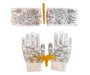 kesurpae Reflexology Socks And Gloves Tool Massage Set Delivering Comfortable Healthcare Solutions While Engaging Reflexology Methods Acupoint Schematic Socks