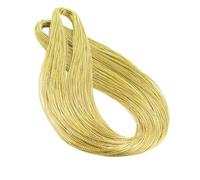 kesurpae Reusable Metallic Cord Jewelry Thread 100m DIY Jewelry Making Crafting Bracelets And Gift Wrapping Needs Tags Hanging Thread Cord String Wrap Stretch Metallic, Light Gold