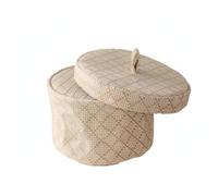 kesurpae Round Ottoman And White Basket With Lid Providing,02,16x12