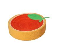 kesurpae Round Shape Cat Scratching Board Provides Fun While Offering Cats Space To Stretch And Which Is Cute And Funny Cat Scratching Board Sisal Round Bed Toy, orange, 40x10cm