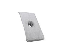 kesurpae Salon Bed Head Curtain Pad Massage Supplies Ensuring and Comfort During Spa Sessions Perforated Beauty Salon Massage Bed Headband Features Detailed Edge to is Not Easy, Light Grey, 40x80cm