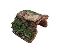 kesurpae Simulation Reptile Tree Habitat Decoration Creating Engaging Habitats For Fish Amphibians Small Lizards Reptile Hideout Basking Cave Habitat Hideout Fish Tank Hollow Tree, Green, Style A