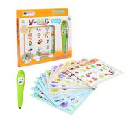 kesurpae Smart Learning Pen Parent Kids Interaction Toy with Educational Learning Cards to Spark Curiosity and Creativity in Young Learners Kids Smart Pen