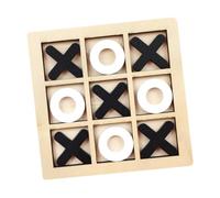 kesurpae Smart XO Chess Board Games Encouraging Kids To Develop Strategic Thinking Skills While Having Engaging Fun Intelligent Puzzle Game Educational Brain Teasers, black and white, 9.8x9.8x0.5cm