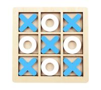 kesurpae Smart XO Chess Board Games Encouraging Kids To Develop Strategic Thinking Skills While Having Engaging Fun Intelligent Puzzle Game Educational Brain Teasers, blue and white, 9.8x9.8x0.5cm