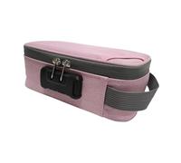 kesurpae Smell Proof Case for Products Featuring Heavy Duty and Combination Lock for Secure Storage Needs Travel Storage Bag is Designed to Withstand Daily, Pink, 21x11x8cm