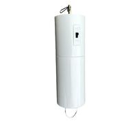 kesurpae Solar Powered Wind Spinners Motor Sustainable Hanging Decor ABS Hanging Black Rotating Motor Wind Spinners For Garden, white