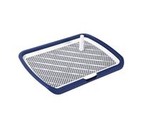 kesurpae Sturdy Pet Training Toilet With Easy To Clean For Busy Dog Owners Seeking Efficient Solutions Crafted PP Pet Training Toilet Potty Tray Easy To, Navy, 66x50x5.2cm
