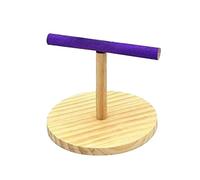 kesurpae Tabletop Bird Stand Training Perch Wooden Compact Size Lightweight Birds To Enjoy Close Interactions Lightweight And Easy To Carry. Can To Any Room In House. Can Place