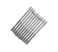 kesurpae Tom Drum Screws Reliable Tension Rods Precision Tuning For Drum Sound In Various Performances Drums Will Stay In Tune. These Rods Are Good Choice For Upgrading S On Snare, Silver, 6x100mm
