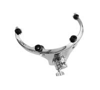 kesurpae Tom Drum Suspension Rim Mount Bracket Features Good Performance Adding Structure To Drum Set Mount Is Suitable For Most Of Drums On Market. Can Be Easily Installed, Silver, 12 inch