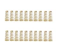kesurpae Top Guitar Pickup Mounting Spring Set With 20 Springs Securing Electric Guitar Bass Pickup And Tailpiece Saddle Bridge Tailpieces Saddle Spring Electric Bass, Golden