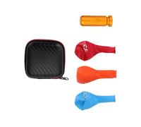 kesurpae Training Aids For Diving Ear Equalization Including Sturdy Aluminium Tool Plus Balloons For On Go Practice Sessions Practing Ear Pressure Balance Diving Snorkeling, Gold, 5.9cm