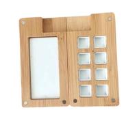 kesurpae Travel Watercolor Palette Box with Empty Paint Tray Convenient and Artists Seeking to On Go Mini Watercolor Paint Box is Made Wood Travel Palette Mini, No Clip, 6x6cm