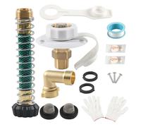 kesurpae Trusted RV City Water Inlet Connection With Premium Brass, White