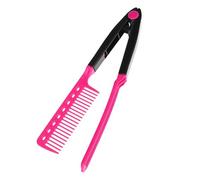 kesurpae V Shaped Hair Straightening Comb Effective Tangled Hair Solutions Strong Durable Flat Iron Comb For Salon Results Straight Hairdressing Styling Tool Portable