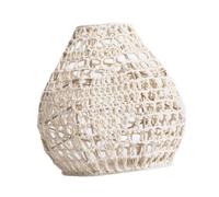 kesurpae Vintage Cotton Rope Weaving Pendant Light Shade Aesthetic Craftsmanship Rustic Home Decor Floor Lamps Hanging Swag Ceiling Lamp Twine Rattan