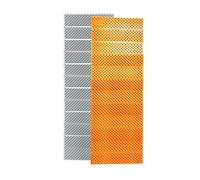 kesurpae Waterproof Camping Mat Lightweight and Portable Pad for Camping and Picnic Foam Camping Mat ForUltra-Lightweight Folding, Orange