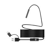 kesurpae Waterproof IP68 1200P HD Inspection Camera 8mm With Adjustable LED Lights Home LED Lights8 Pcs Lamp Brightness Can Be Adjusted By Dimmer Button Of Control Box According To .giving Super Clear