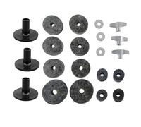 kesurpae Wing Nuts Musical Kits Basic Electronic Provide Sound Strong And Durable Pads Beginners Drum Set Replacement Accessories Drum Felt Cymbal Release