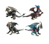 kesurpae Wonderful Evil Dragon Figurine Home Dinosaur Figure Animal Figure Model Playset Decorative Shown Animal Figurine Evil Dragon Realistic Animals Lifelike Model