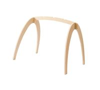 kesurpae Wooden Baby Gym Toy Frame For Newborn Physical Activity Introduction Encouraging Motor Skill Development Sensory Exploration Motor Skill Development Wood Gym Easy To Assemble Activity Center