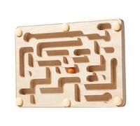 kesurpae Wooden Puzzle Maze Brain Teaser Games Kids Gift Enjoyable Learning Tool Fun Activity Board Game Wooden Puzzle Maze Activity Board Logical Game Boys Girls 3 4 5
