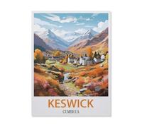 Keswick Cumbria，Jigsaw Puzzles 1000 Pieces for Adults, Classic Puzzle Kids Puzzle Challenging And Difficult Puzzles for Adults And Teens（50x70cm）-FI52