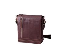 Keswick Flap Over Real Leather Small Messenger Bag