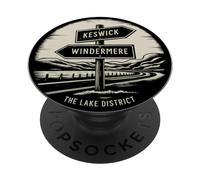 Keswick, Windermere, The Lake District Cumbria, England UK PopSockets Swappable PopGrip