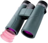 Keswo Binoculars for Adults 10x42 Binoculars High Power (green..)