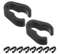 KESYOO 10pcs Plastic Mic Cable Clips 15mm Microphone Cord Clamps Cable Organizer for Mic Stand Boompole Accessories Uk