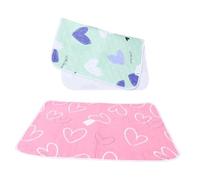 KESYOO 2pcs Waterproof Reusable Pet Pee Pads Small Animal Cage Liners 70x90cm Absorbent Bedding Mats for Guinea Pig Hamster Rabbit Indoor Cage Use