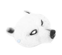 KESYOO 3D Foamed Pu Polar Bear Mask for Costume Party, Delicate and Lightweight Decorative Accessory for Halloween and Carnival, Animal Mask Adult