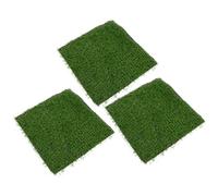 KESYOO 3Pcs Chicken Nesting Box Mats Artificial Grass Cushions 30X30Cm Washable Fake Grass Pads for Chicken Coop Egg Nesting and Cage Bedding