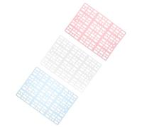 KESYOO 3pcs Small Animal Cage Mats Plastic Grid Foot Pads for Rabbits Guinea Pigs Chinchillas 13.1x9.4x0.2 Inch Bunny Cage Bedding Enhancing Air Circulation
