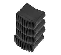 KESYOO 4-Pack Non-Slip Rubber Ladder Foot Pads, Protective Feet Covers for Household and Construction Step Ladders, Anti-Skid Replacement Mat for Floor Safety, Universal Grip Base