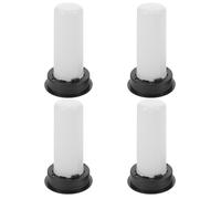 KESYOO 4PCS Solar Light Replacement Tops: Plastic Outdoor Waterproof Flickering Flame Lantern Top - Plastic Solar Panel Parts for Patio Decor