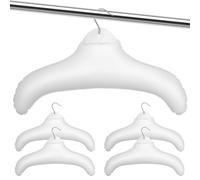 KESYOO 5-pack Inflatable Travel Hangers, Foldable Pvc Clothes Drying Rack with Clips, Portable Lightweight Garment Organizer for Hotel, Home And Office, Space Saving Design