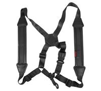 KESYOO Adjustable Black Tenor Saxophone Shoulder Strap Medium Size Double Shoulder Harness Sax Belt for Musicians with Padded Support, Universal Saxophone Accessory for Performance