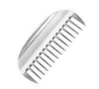 KESYOO Aluminum Comb Dog Cat Care Comb Wide Metal Detangling Comb Portable Grooming Tool for Short and Long Hair, Effective Dead Hair Remover, Brush