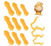 KESYOO Chick Leg Bands 12 Pieces Splints 4mm 5mm and 6mm Comfortable and Adjustable Support for Open Legs Correction Supplies for Companion Birds
