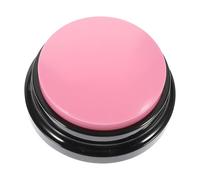 KESYOO Interactive Dog Button Recording, Pink Pet Talking Buzzer for Puppy Communication, Household Dog Accessory Training Clicker for Behavior Aid