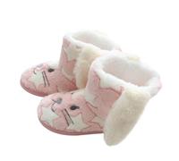 KESYOO Nordic Waterproof Snow Boots Women’s Warm Winter Footwear Anti-Slip Thick Sole, Pink Size 37/38, Sturdy Outdoor Snow Shoes for Cold Weather