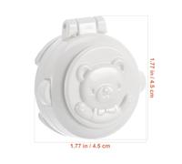 KESYOO Washing Machine Button Covers 4pcs Cartoon Safety Button Locks Sturdy Material for Protection in Home Appliances and Cars