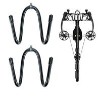 Kesywale Pack of 2 Bow Hanger Wall Mount Adjustable Bows Holder Storage Wall Rack to Display Your Bow (2)