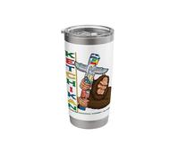 Ketchikan Alaska Native Totem Pole Art Folklore Keepsake Stainless Steel Insulated Tumbler